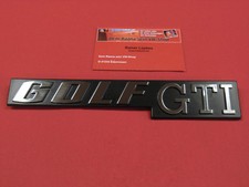 VW Golf 1 GTI Typenschild
