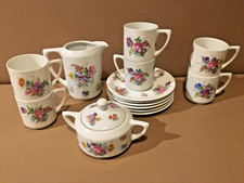 Antikes Kaffeeservice Teeservice "Lorenz Hutschenreuther" um 1910 - 15 tlg.