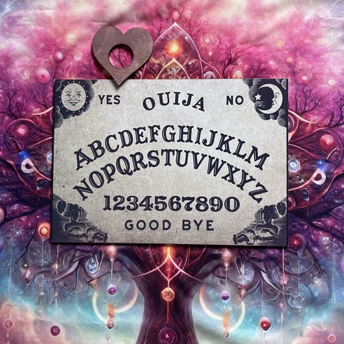 Ouija brett mit planchette - ouija,