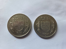 5 Schweizer Franken 2x
