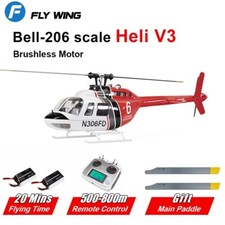 Fly Wing Bell 206 RC Hubschrauber 6CH Brushless GPS ACE Flugregler EU Stecker