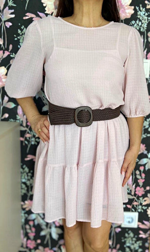 Damen minikleid kurz rosa - kurz,