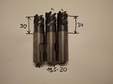 3x JONGEN VHM - Schruppfräser Z=5   Ø20 546W-20 TS35    