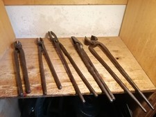 5 alte Schmiedezangen Schmied