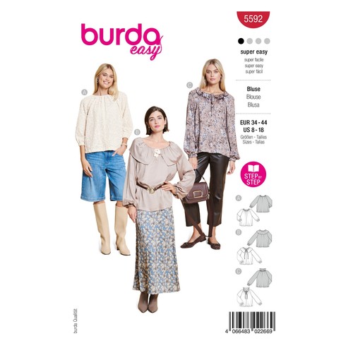 Burda easy schnittmuster - easy, nr