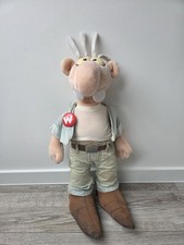 XXL WERNER BEINHART Brösel ca. 75 cm Plüschfigur Kuscheltier Comicfigur 1990er