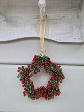 Dekokstern Glasperlen Rot