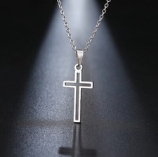Kreuz anhänger cut out - kreuz, massiv