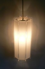 HARVEY GUZZINI PLEXIGLAS DECKENLAMPE PENDELLEUCHTE ITALY MIDCENTURY DESIGN
