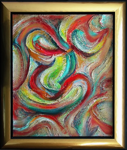 Abstrakte kunst gemälde - abstrakte,