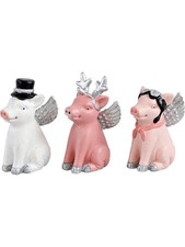 3er Set Schweine