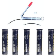 1x FETTPRESSE + ZUBEHÖR + 5x