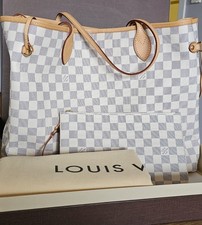 ***NEU*** Louis Vuitton Damier Azur Neverfull GM mit Pochette Fullset 