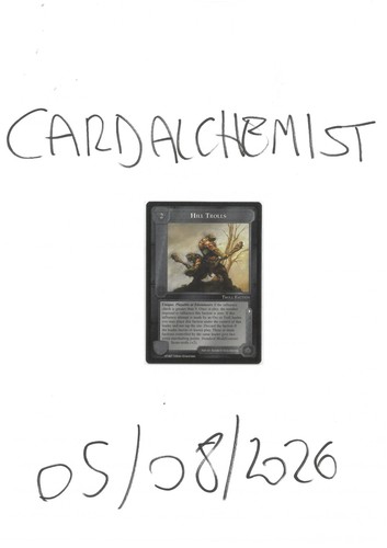 Hill trolls middle earth ccg - middle,