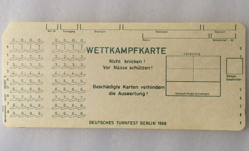 Lochkarten ibm deutsches - lochkarten, *deutsches