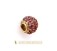 Anhänger / Kettenanhänger "Tonne" 585 / 14 Karat Gelbgold