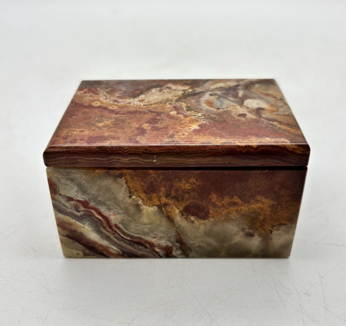 Edle onyx marmur schatulle - onyx,