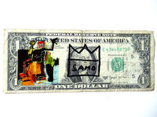 c) J.M.BASQUIAT: 1$ BANKNOTE