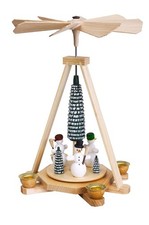 Pyramide Schneemänner bunt