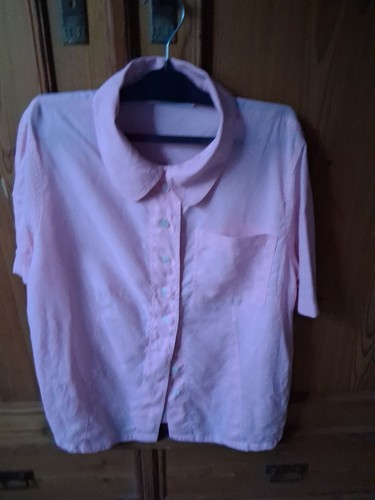Vintage bluse rosa - bluse, gr