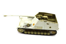 Panzer 8,5 cm ca Militär 1:87  unbespielt  weiss f. H0 & diorama # R4