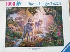 Wolfsfamilie im Sommer - Puzzle mit 1000 Teilen (2019, Game)