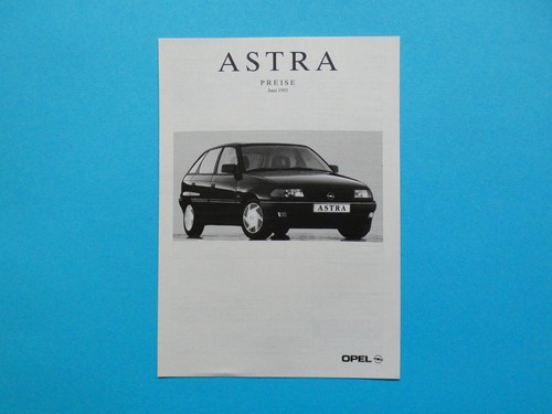Prospekt preisliste opel - prospekt,