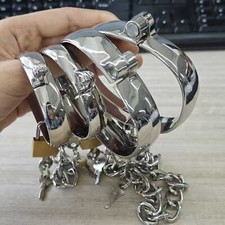 SM Handschellen Fußfesseln Abnehmbare Kette Bondage Sklave Fetisch Abschließbar