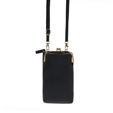 Umhängetasche Schut Etui Handtasche Reißverschluss Geldbörse Mit Band Kunstleder