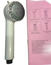 Brausekopf Duschkopf Handbrause 4-fach Weiß