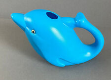 Gießkanne Kunststoff Zimmerpflanzen Form " Delphin " blau tolles Design vintage