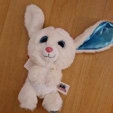 Glubschi Hase, weiß/türkis