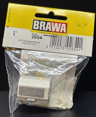 Brawa 2654 fernsprechbude - h0,