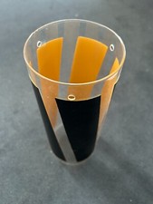 Lampenschirm Zylinder weiß Pendelleuchte Glasschirm H 24 cm 3 Löcher D 10 cm