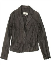 VINTAGE Damen Crop Lederjacke