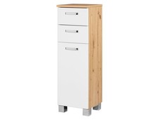 LIVARNO home Seitenschrank »Palermo«, weiß/Korpus Eiche-Artisan - B-Ware