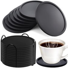 12er Silikon Untersetzer rund