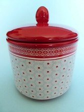 KEKSDOSE DOSE KERAMIKDOSE KERAMIK WEIHNACHTSDOSE GEBÄCKDOSE GEBÄCK TOPF ZUCKER