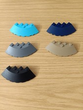 LEGO 2x Bogenstein Viertelkreis Ecke Rund Facettenausschnitt 6x6 95188