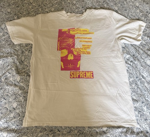 Supreme shirt weiß mit - supreme,