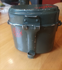 BUNDESWEHR KOCHGESCHIRR 3-TLG.  Bemalt ESSGESCHIRR CAMPING OUTDOOR