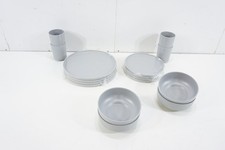 Bo-Camp Patom Geschirrset 16-teilig grau Campinggeschirr Outdoor