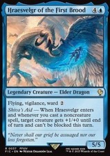 Magic/MTG Hraesvelgr of the First Brood FIC-37 Rare Deutsch Neu