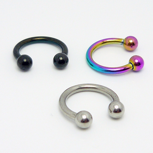 Lippenpiercing hufeisen - lippenpiercing,