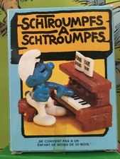  SCHLUMPF AM KLAVIER  SCHLÜMPFE SMURFS PUFFI PITUFOS SCHTROUMPFS