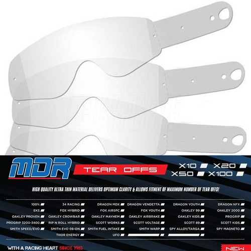 100 mdr tear - x, tear-offs
