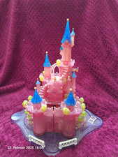 Original 1995 Disney Cinderella Wedding Palace Castle Polly Pocket Schloss RARE