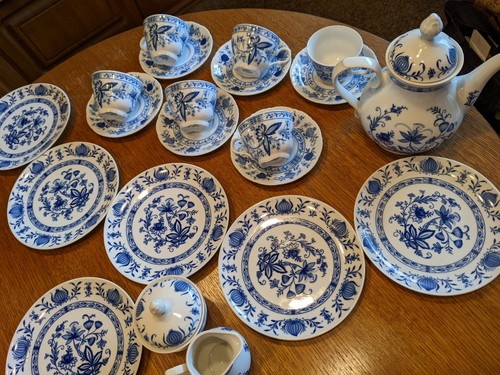 Zwiebelmuster echt kobalt - zwiebelmuster,