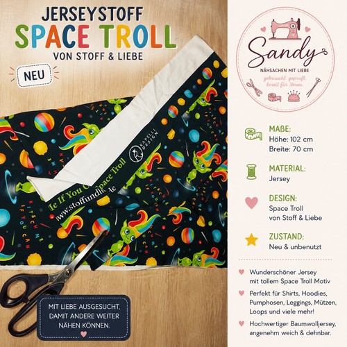 Jerseystoff space - 🪐, „space