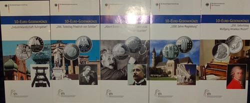 Flyer euro gedenkmünzen - 10,